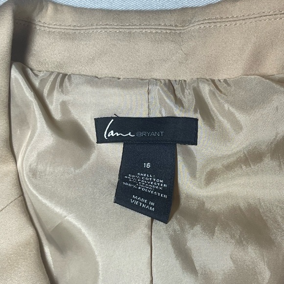 Lane Bryant Tan Blazer Plus Size 16 - Picture 6 of 8